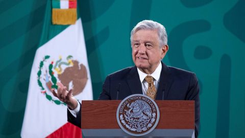 Andrés Manuel López Obrador en conferencia de prensa