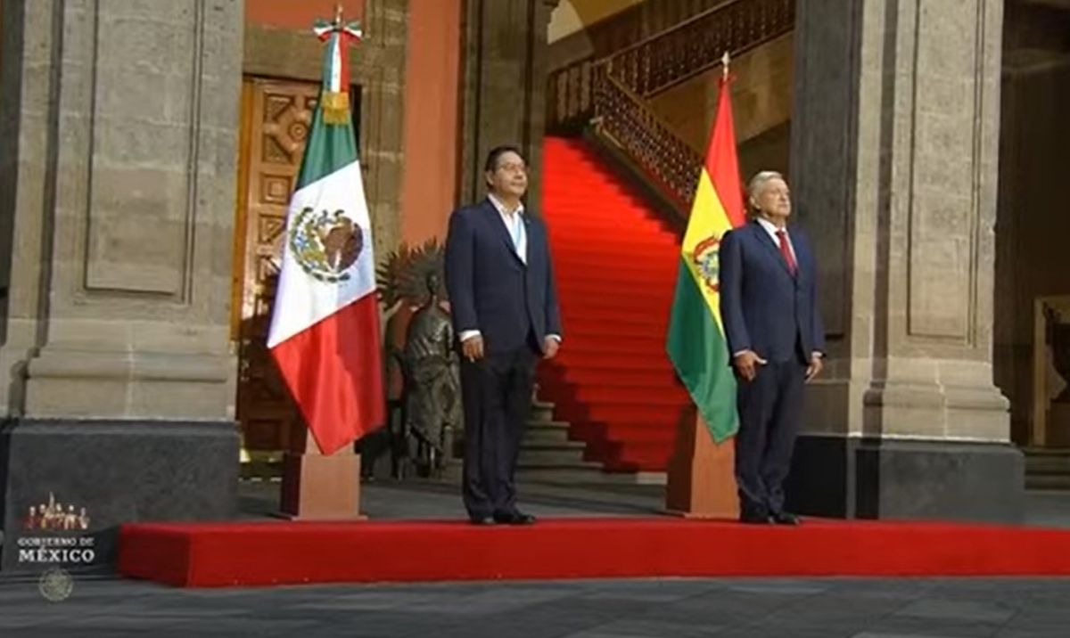 AMLO da la bienvenida a Presidente de Bolivia, Luis Arce, quien agradece ayuda de México en golpe de Estado