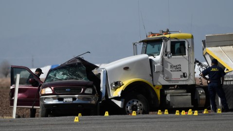 Accidente en la frontera en el que murió la pareja Vargas Méndez.