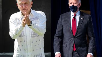 Collage de Joe Biden y Andrés Manuel López Obrador