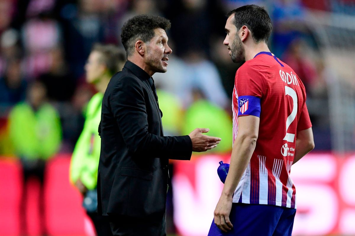 Diego Godín sobre Simeone: “Es un amigo”