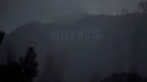 El área de Los Ángeles bajo la lluvia.