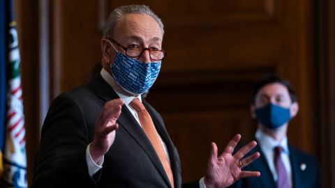 El líder de la mayoría en el Senado, Chuck Schumer.