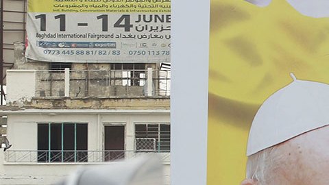 Imagen del Papa Francisco y Ali Al-Sistani