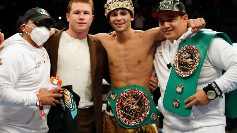 Saúl Álvarez, Ryan García y Eddy Reynoso