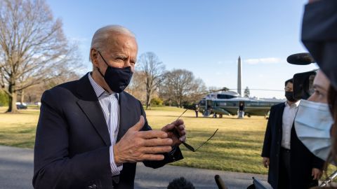 Joe Biden a su regreso a la Casa Blanca