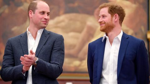 El príncipe William y su hermano el príncipe Harry se mantienen alejados