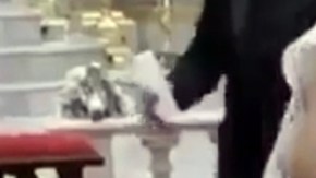 Helen Ochoa en su boda con Juan Pablo Santos