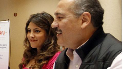 Manlio Fabio Beltrones y su hija