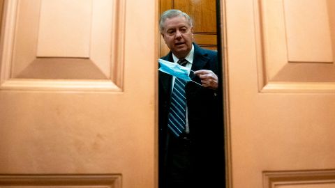 Lindsey Graham en el Capitolio