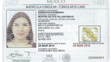 Una matrícula consular es documento suficiente para probar la identidad y vacunarse en el condado de Los Ángeles. (Cortesía)