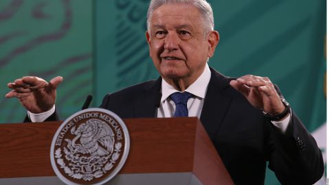 Andrés Manuel López Obrador en conferencia de prensa
