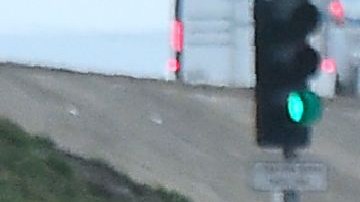 Patrulla de Caminos de California (CHP) cerrando el tráfico