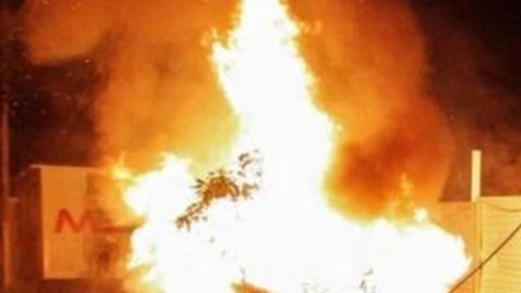 Las protestas en Paraguay se tornaron violentas.