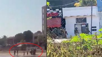 VIDEO: Captan intensa balacera de narcos en playa donde el CJNG opera