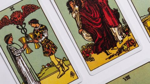 Dos de copas en el tarot