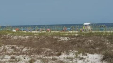 Playa de Galveston, Texas.