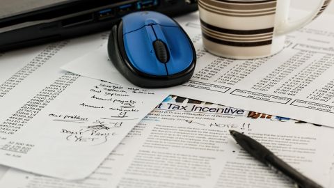 Documentos de declaración de impuestos
