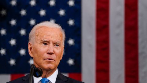 Biden presentó su agenda de gobierno al Congreso.