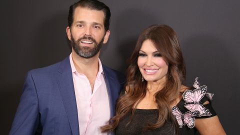 Donald Trump Jr. y Kimberly Guilfoyle