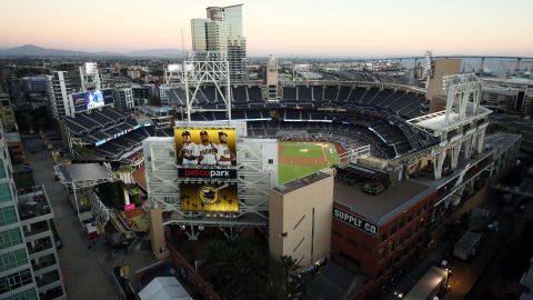 La tragedia ocurrió cerca de esta zona detrás del estadio de los San Diego Padres.