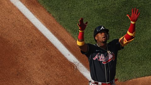 Ronald Acuña ha sido el mejor bateador de los Bravos desde que empezó la temporada.