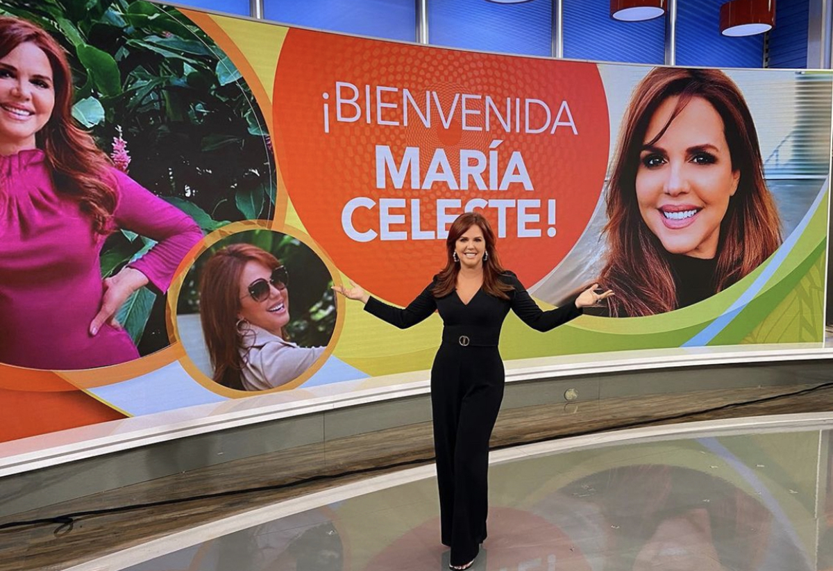 Así regresó María Celeste a Univision.