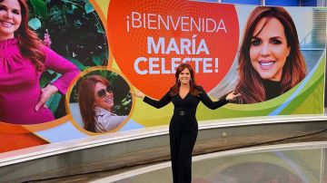 Así regresó María Celeste a Univision