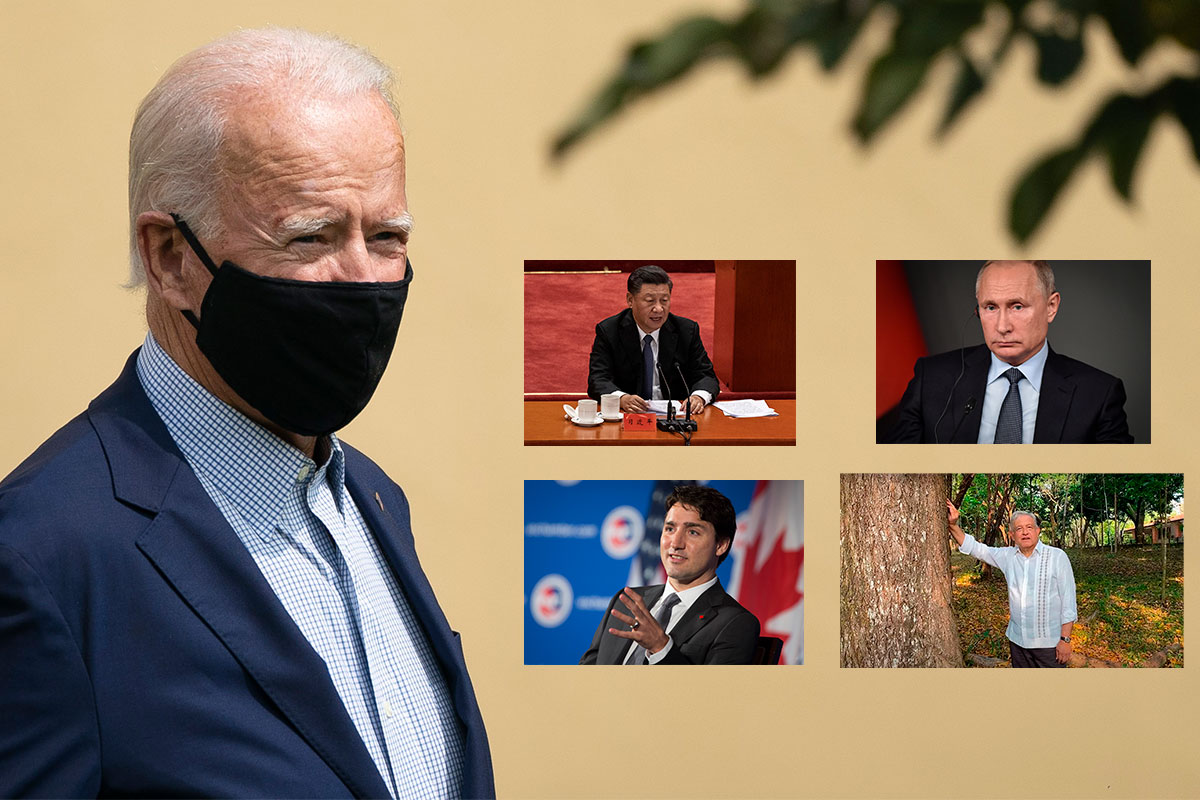 Putin, Xi Jinping, Trudeau y AMLO, entre los 40 líderes convocados por Joe Biden para la cumbre virtual de cambio climático