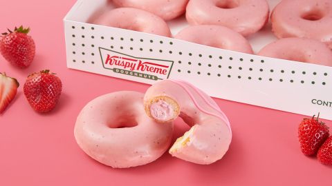 Krispy Kreme Strawberry Glaze Craze