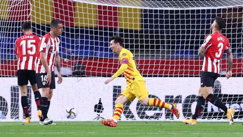 Messi es el máximo goleador en finales de Copa del Rey con 9.