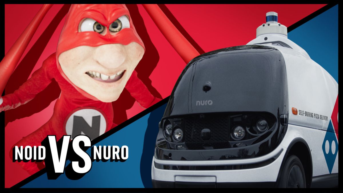 The Noid is Domino’s oldest and most famous villain, and Nuro's R2 robot has provoked the antihero's return.