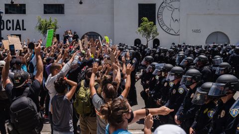Manifestación Black Lives Matter en San Diego