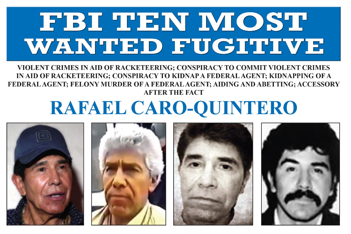 Rafael Caro Quintero fue capturado por elementos de la Marina en el municipio de Choix, Sinaloa.