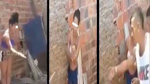 VIDEO: Golpean a presuntas ladronas en las manos a tablazos
