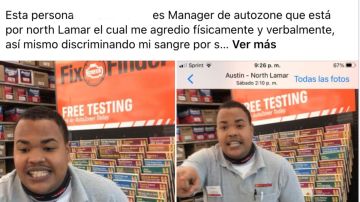 VIDEO: Hispano denuncia agresión de empleado de AutoZone; le dijo insultos racistas, acusa