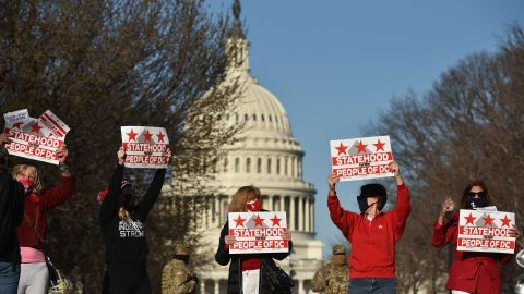 Los demócratas votaron sí para que Washington D.C. sea un estado.