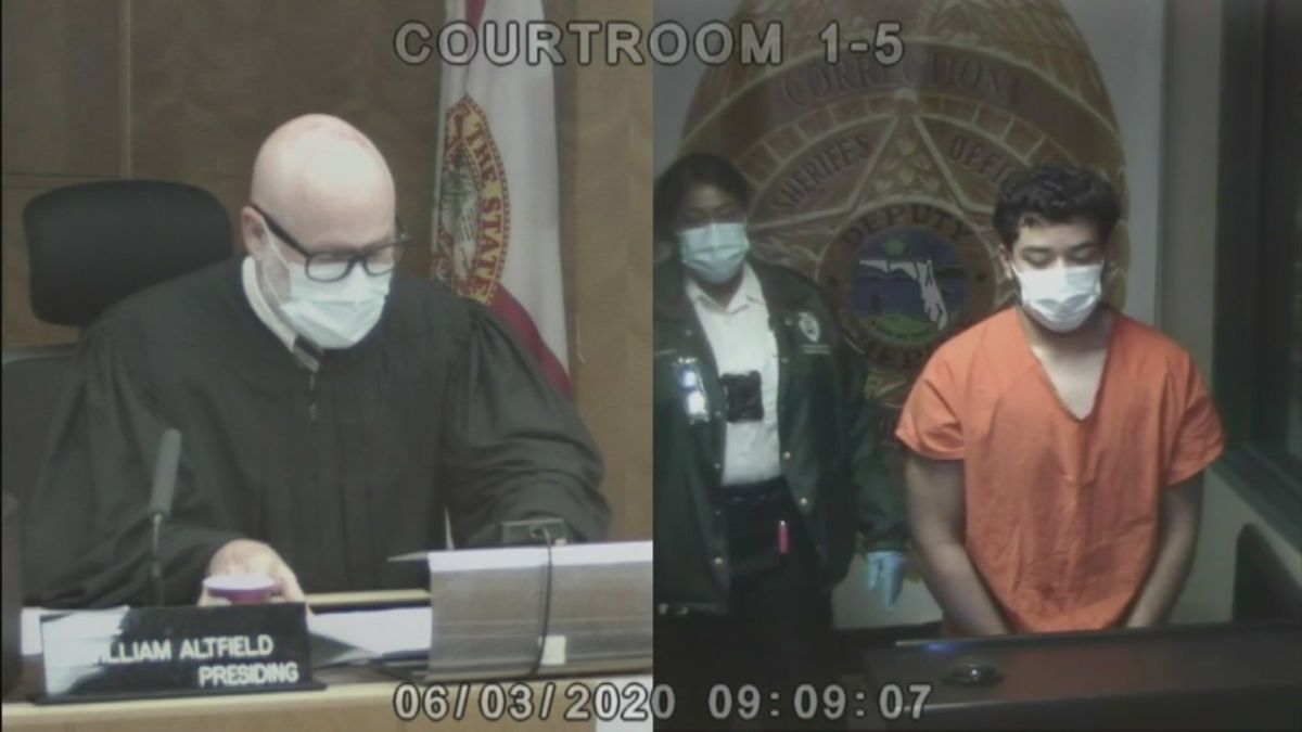 Thalys Oliveira compareció ante el juez del condado de Miami-Dade.