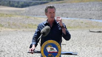 El gobernador Gavin Newsom proclama la emergencia por la sequía. (Cortesía Oficina del Gobernador Gavin Newsom)