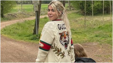 Wanda Nara aprovechó los días de descanso para darse una escapa a su casa de fin de semana.