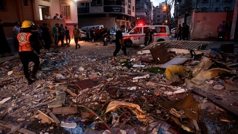 Bombardeos en Franja de Gaza