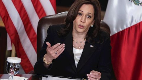 La vicepresidenta Kamala Harris.