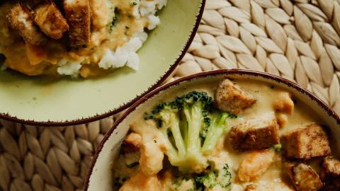 Brócoli con queso