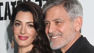 Amal Clooney y George Clooney.