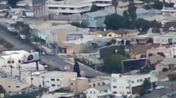 Vista aérea del majestuoso SoFi Stadium, en Inglewood, California.