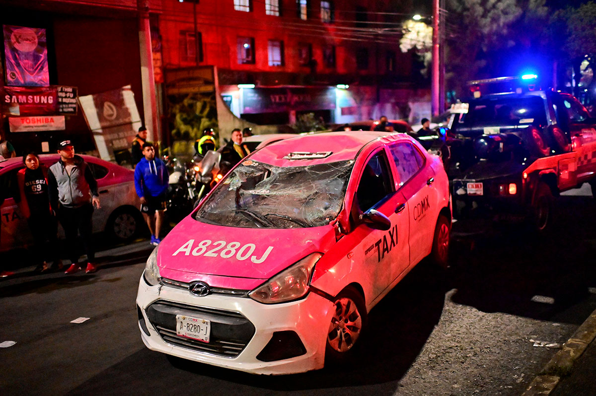 Taxi colapsado