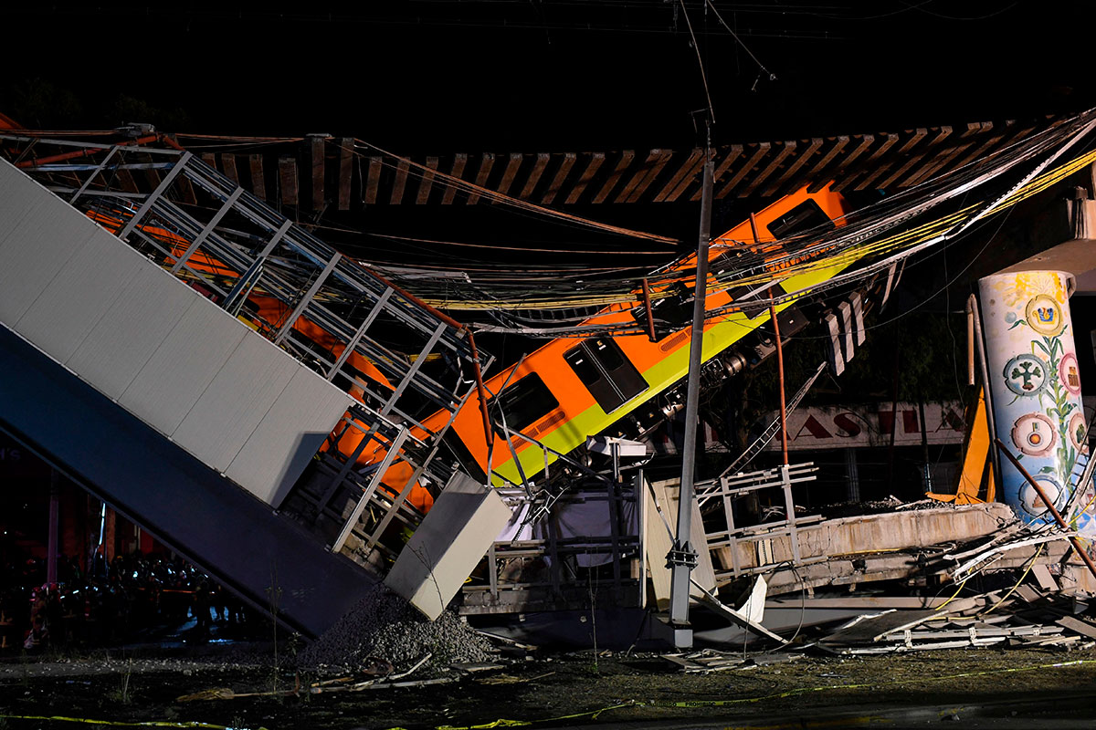 Colapsa tramo elevado del Metro de la línea 12 de la Ciudad de México. 