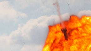 Bombardeo ciudad de Gaza