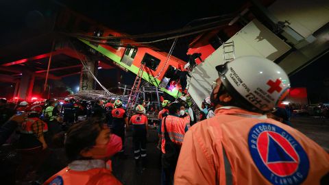 Metro accidente