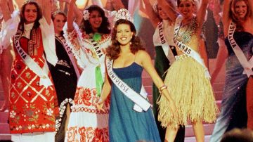 Alicia Machado en Miss Universo 1996.